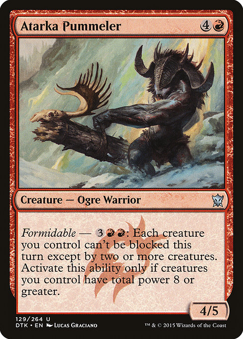 Dragons of Tarkir - 129 - Atarka Pummeler - Uncommon - R - Non-foil