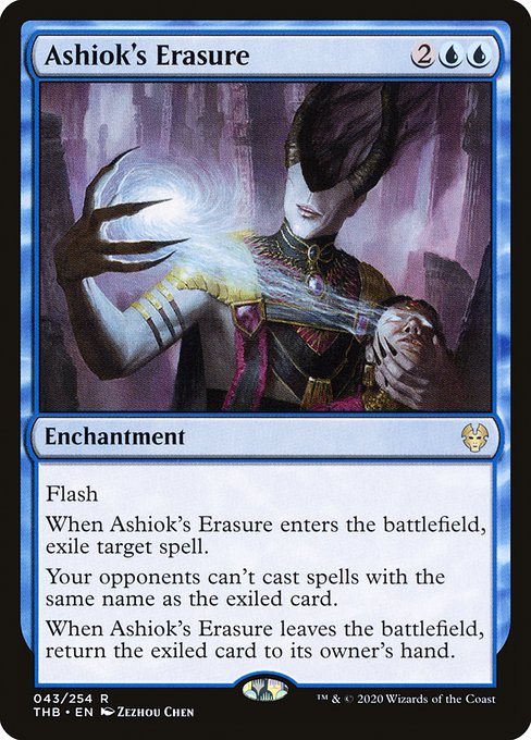 Theros Beyond Death - 43 - Ashiok's Erasure - Rare - U - Foil