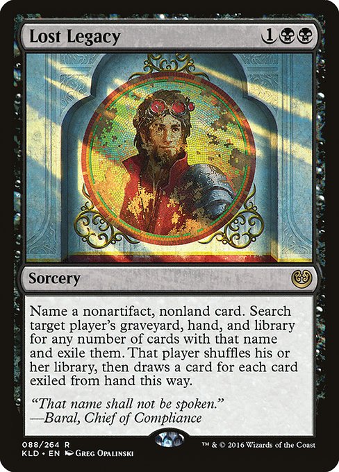 Kaladesh - 88 - Lost Legacy - Rare - B - Non-foil