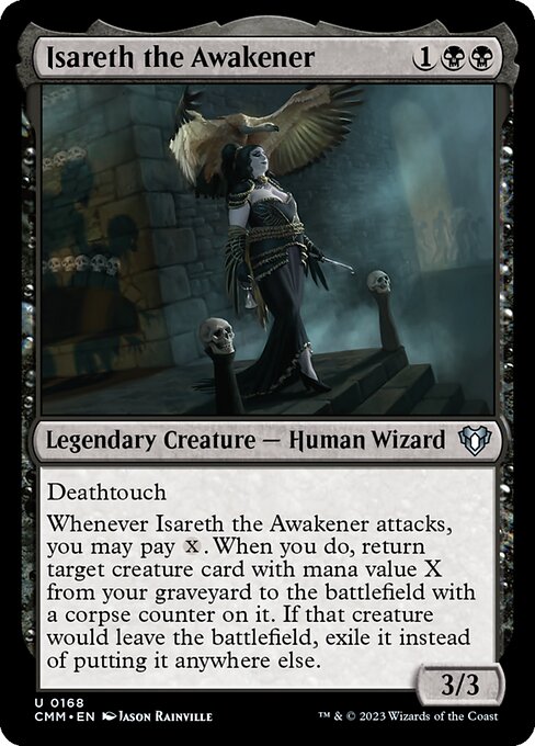 Commander Masters - 168 - Isareth the Awakener - Uncommon - B - Non-foil