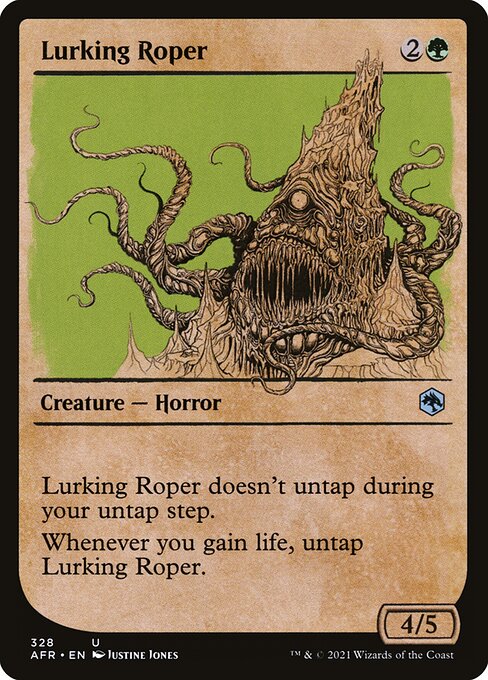 Adventures in the Forgotten Realms - 328 - Lurking Roper - Uncommon - G - Non-foil