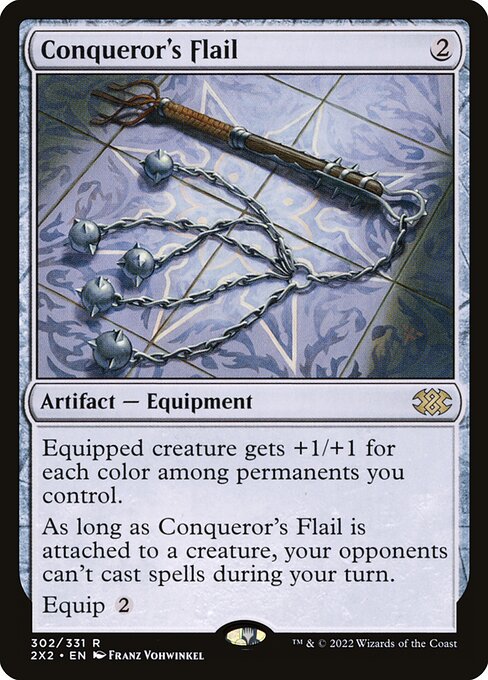 Double Masters 2022 - 302 - Conqueror's Flail - Rare - C - Non-foil
