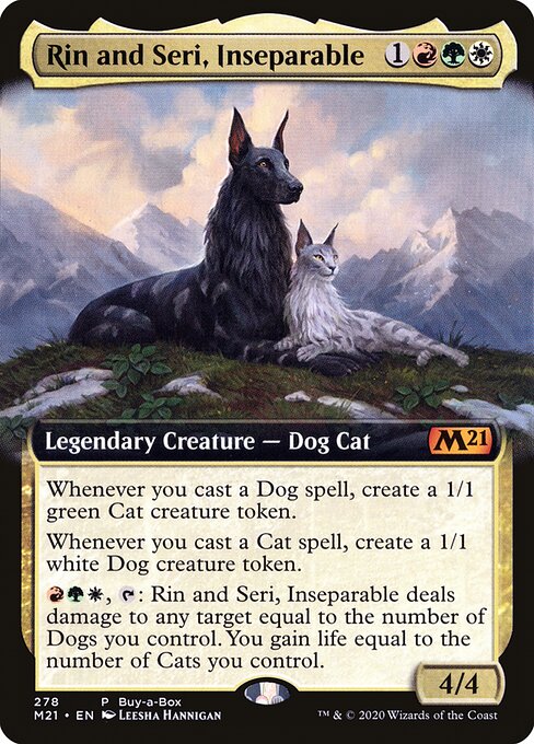 Core Set 2021 - 278 - Rin and Seri, Inseparable - Mythic - Multi - Foil