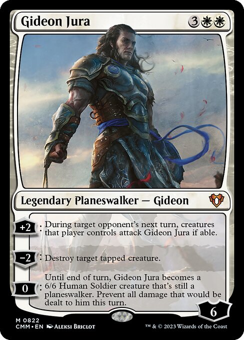 Commander Masters - 822 - Gideon Jura - Mythic - W - Non-foil