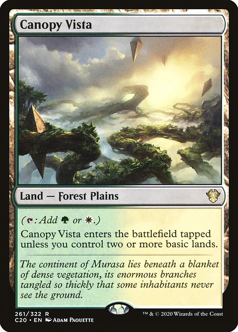 Commander 2020 - 261 - Canopy Vista - Rare - C - Non-foil