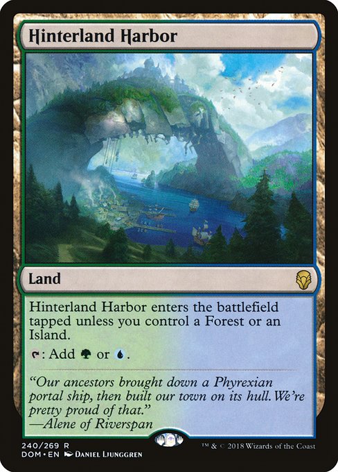 Dominaria - 240 - Hinterland Harbor - Rare - C - Non-foil