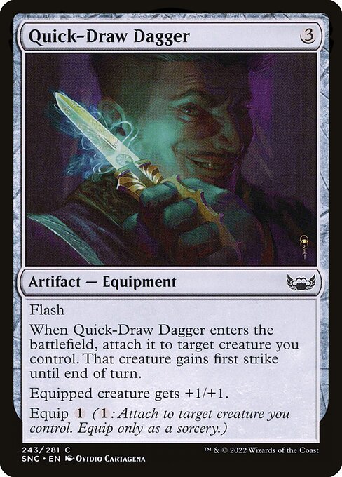Streets of New Capenna - 243 - Quick-Draw Dagger - Common - C - Non-foil