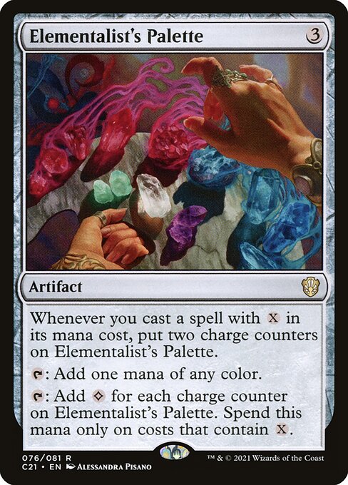 Commander 2021 - 76 - Elementalist's Palette - Rare - C - Non-foil
