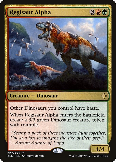 Ixalan - 227 - Regisaur Alpha - Rare - RG - Non-foil