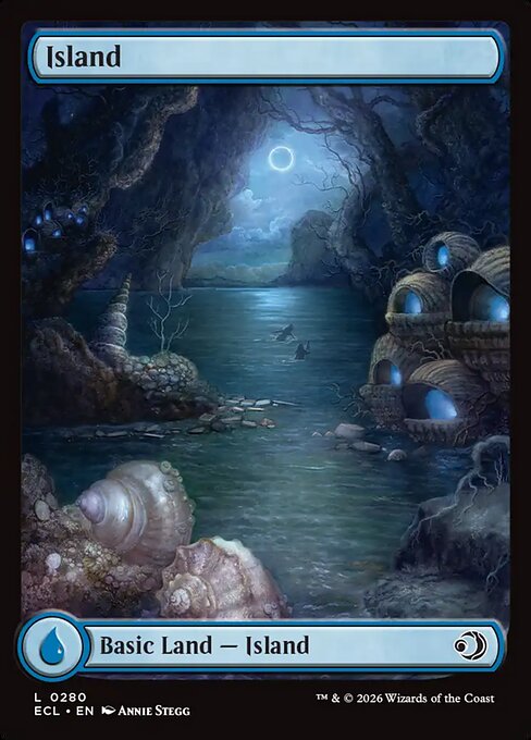 Lorwyn Eclipsed - 280 - Island - Common - C - Non-foil