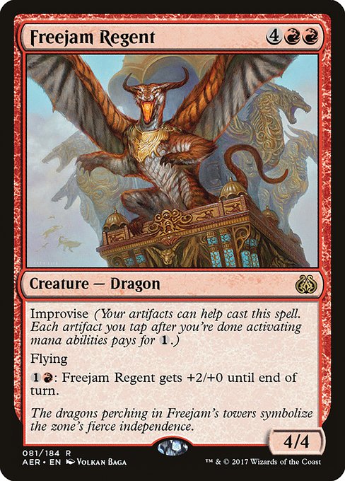 Aether Revolt - 81 - Freejam Regent - Rare - R - Non-foil