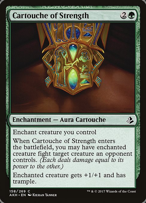Amonkhet - 158 - Cartouche of Strength - Common - G - Non-foil