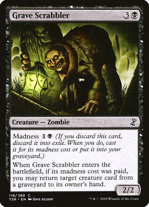 Time Spiral Remastered - 118 - Grave Scrabbler - Common - B - Non-foil