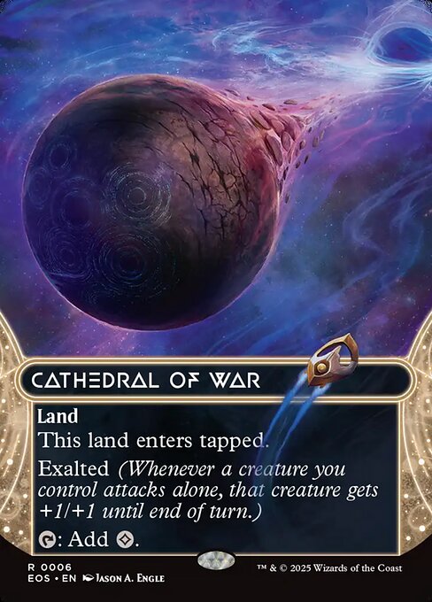 Edge of Eternities: Stellar Sights - 6 - Cathedral of War - Rare - C - Non-foil