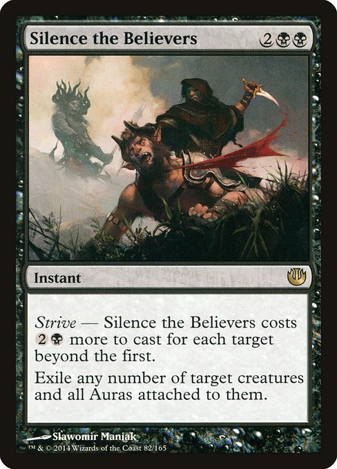 Journey into Nyx - 82 - Silence the Believers - Rare - B - Non-foil
