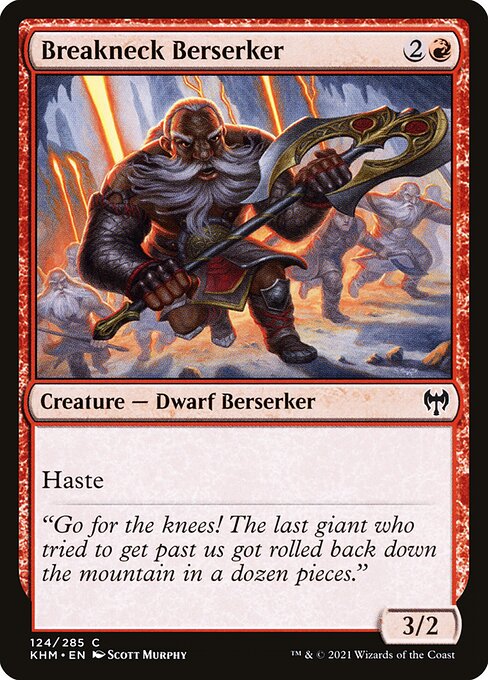Kaldheim - 124 - Breakneck Berserker - Common - R - Non-foil