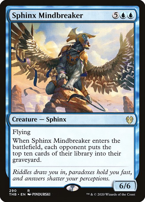 Theros Beyond Death - 290 - Sphinx Mindbreaker - Rare - U - Non-foil