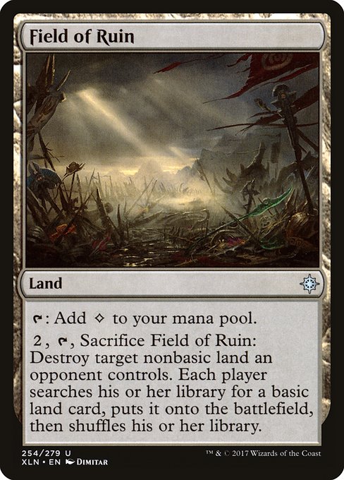 Ixalan - 254 - Field of Ruin - Uncommon - C - Foil