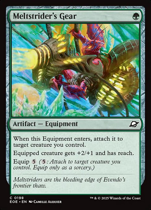 Edge of Eternities - 198 - Meltstrider's Gear - Common - G - Non-foil