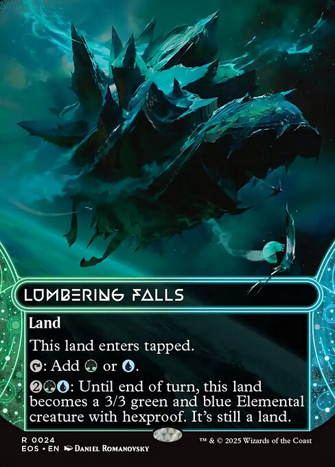Edge of Eternities: Stellar Sights - 24 - Lumbering Falls - Rare - C - Foil