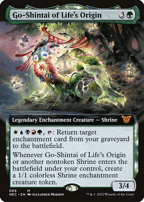 Neon Dynasty Commander - 66 - Go-Shintai of Life's Origin - Mythic - G - Non-foil