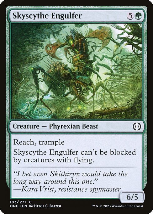 Phyrexia: All Will Be One - 183 - Skyscythe Engulfer - Common - G - Non-foil