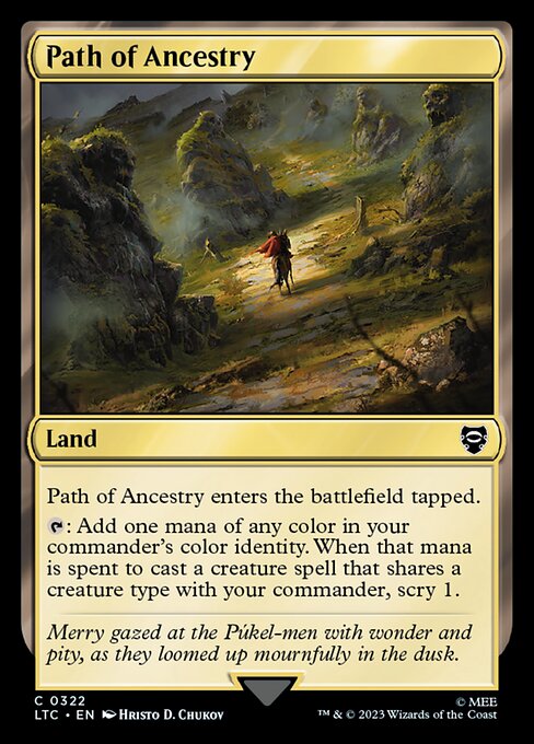 Tales of Middle-earth Commander - 322 - Path of Ancestry - Common - C - Non-foil