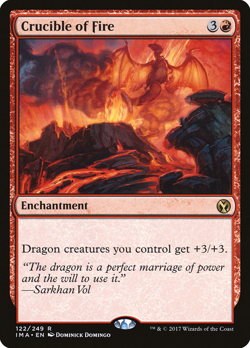 Iconic Masters - 122 - Crucible of Fire - Rare - R - Non-foil
