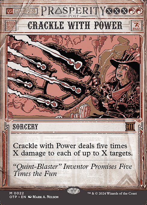 Breaking News - 22 - Crackle with Power - Mythic - R - Non-foil