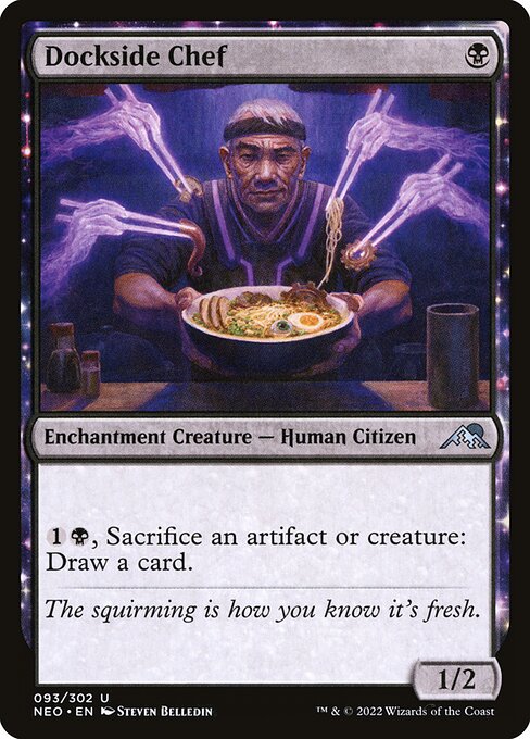 Kamigawa: Neon Dynasty - 93 - Dockside Chef - Uncommon - B - Non-foil
