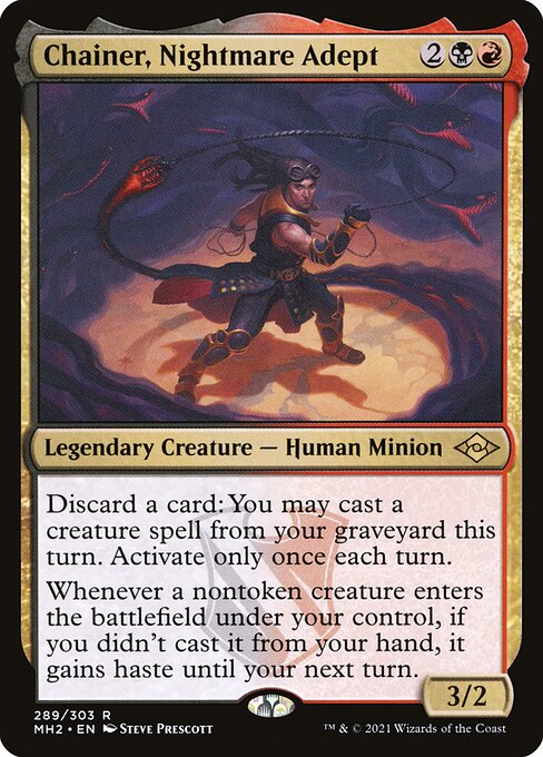 Modern Horizons 2 - 289 - Chainer, Nightmare Adept - Rare - BR - Foil