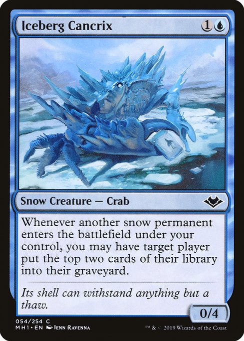 Modern Horizons - 54 - Iceberg Cancrix - Common - U - Non-foil