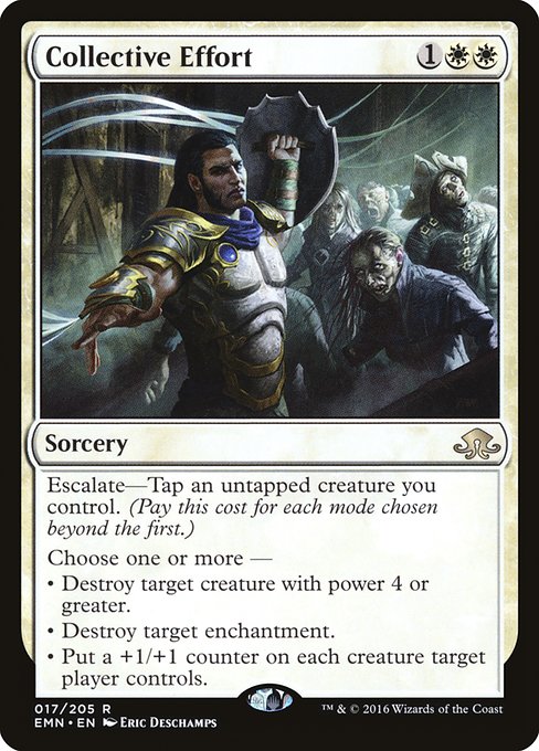 Eldritch Moon - 17 - Collective Effort - Rare - W - Non-foil