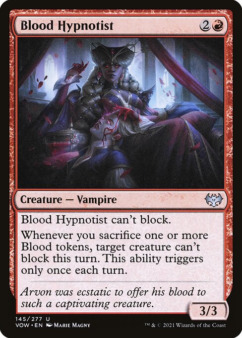 Innistrad: Crimson Vow - 145 - Blood Hypnotist - Uncommon - R - Non-foil