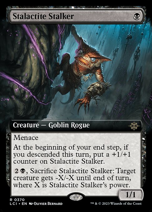 The Lost Caverns of Ixalan - 370 - Stalactite Stalker - Rare - B - Foil