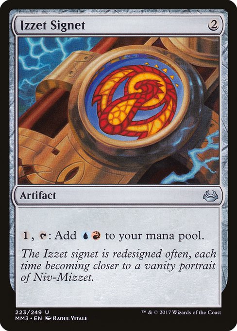 Modern Masters 2017 - 223 - Izzet Signet - Uncommon - C - Non-foil