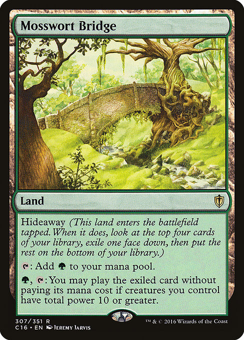 Commander 2016 - 307 - Mosswort Bridge - Rare - C - Non-foil