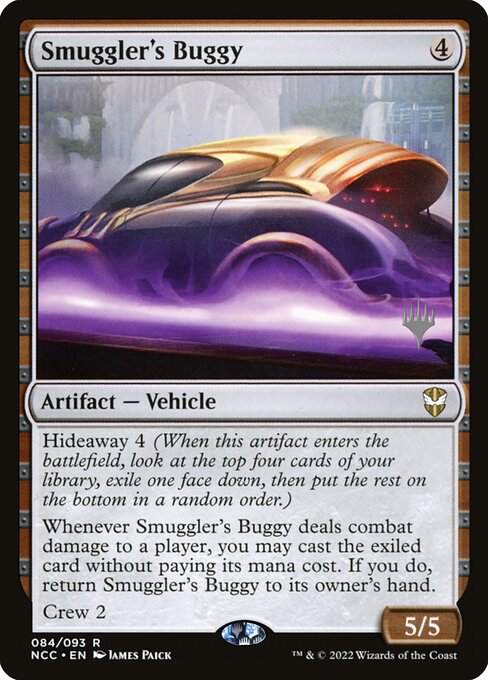 New Capenna Commander Promos - 84p - Smuggler's Buggy - Rare - C - Foil - Promo