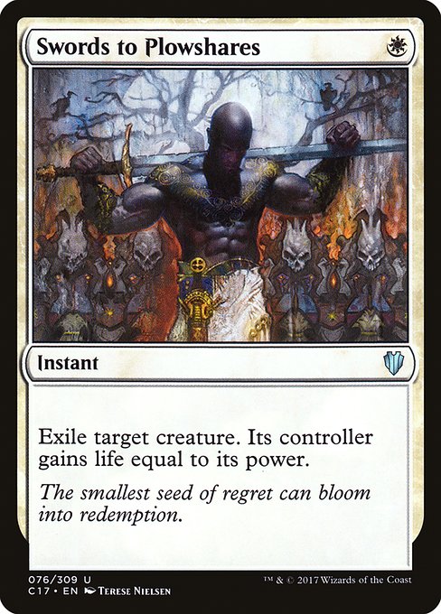 Commander 2017 - 76 - Swords to Plowshares - Uncommon - W - Non-foil