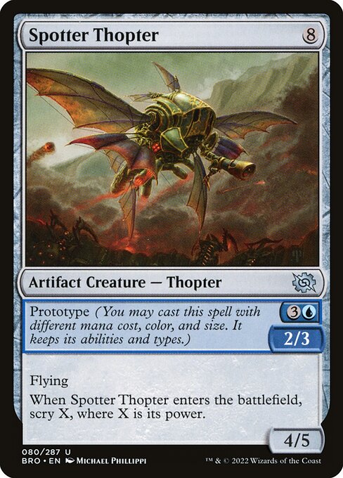 The Brothers' War - 80 - Spotter Thopter - Uncommon - C - Non-foil