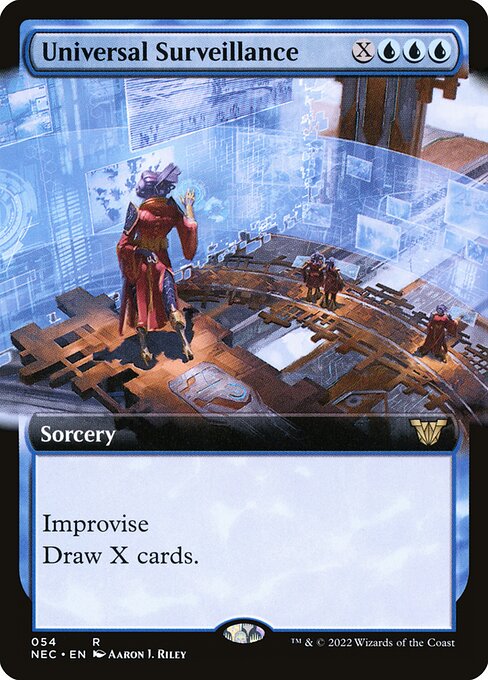 Neon Dynasty Commander - 54 - Universal Surveillance - Rare - U - Non-foil