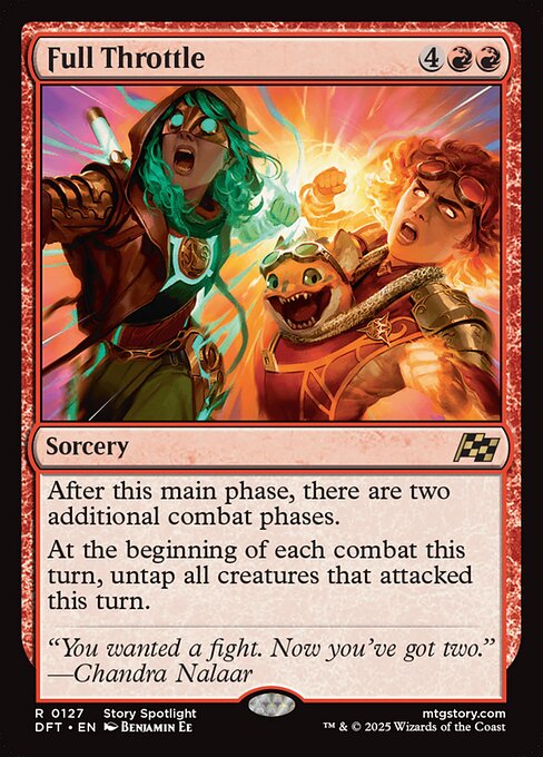 Aetherdrift - 127 - Full Throttle - Rare - R - Non-foil