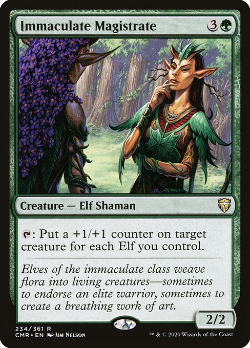 Commander Legends - 234 - Immaculate Magistrate - Rare - G - Foil