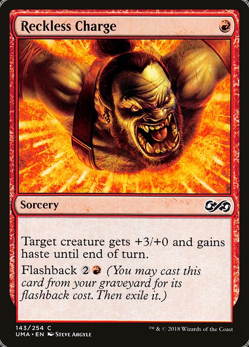 Ultimate Masters - 143 - Reckless Charge - Common - R - Non-foil