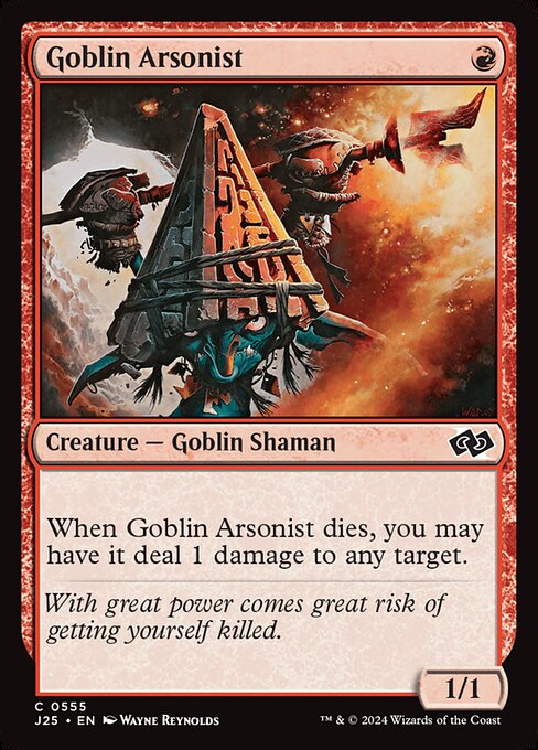 Foundations Jumpstart - 555 - Goblin Arsonist - Common - R - Non-foil
