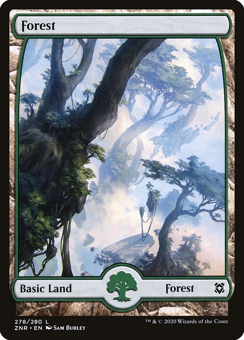 Zendikar Rising - 278 - Forest - Common - C - Foil