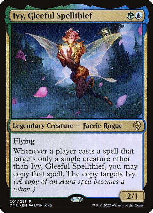 Dominaria United - 201 - Ivy, Gleeful Spellthief - Rare - UG - Non-foil