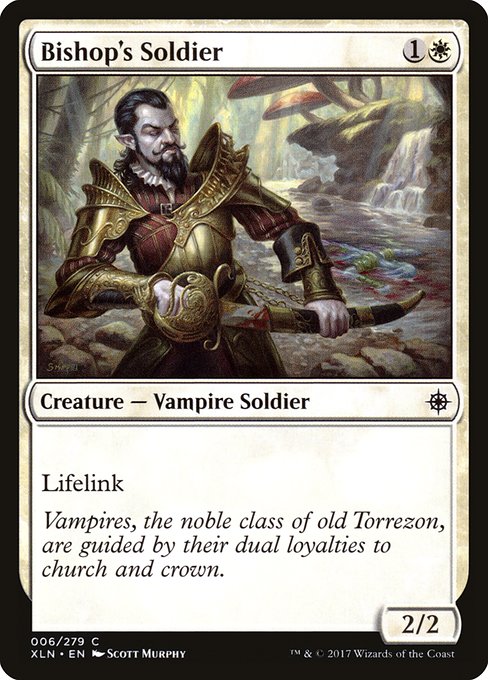 Ixalan - 6 - Bishop's Soldier - Common - W - Non-foil