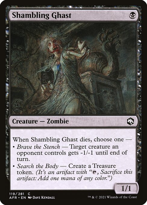 Adventures in the Forgotten Realms - 119 - Shambling Ghast - Common - B - Non-foil