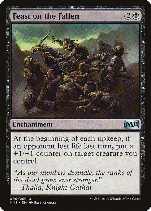 Magic 2015 - 96 - Feast on the Fallen - Uncommon - B - Non-foil